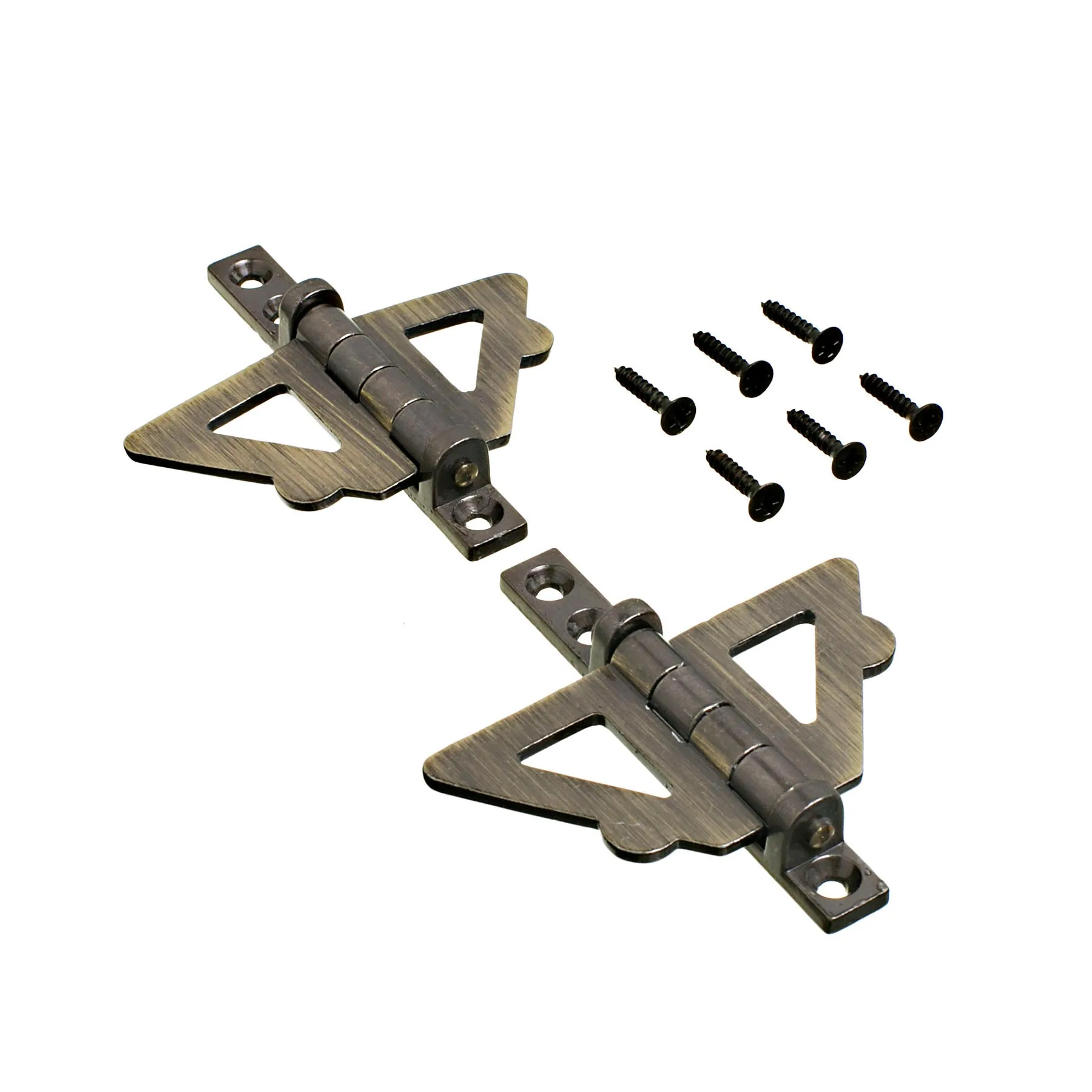 Borboleta para Janela Zamac Oxidado Dourado 60x30mm União Mundial