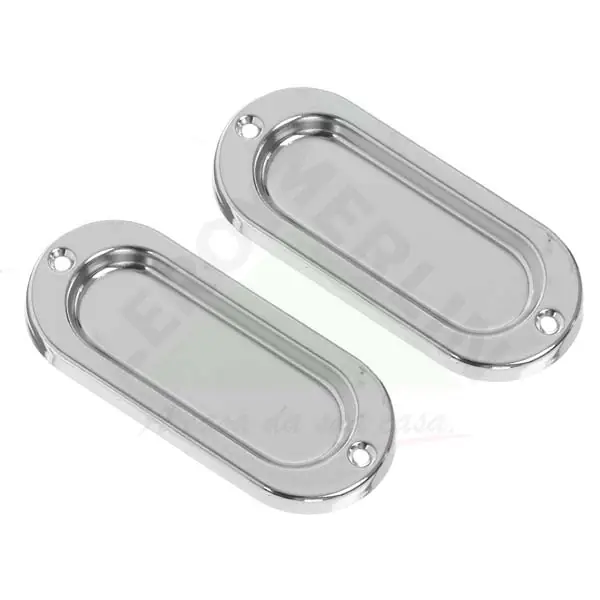 Fecho Concha Sobrepor para Janela Latão Prata Oxidado 100x40mm União Mundial