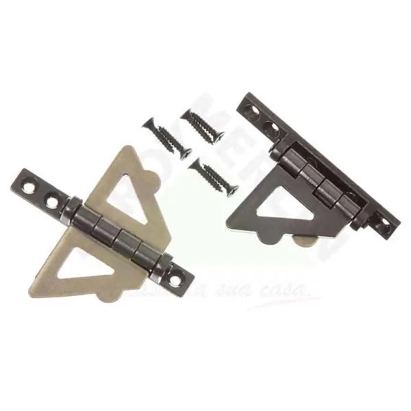 Borboleta para Janelas Zamac Oxidado Dourado 60x30mm União Mundial 1 peça