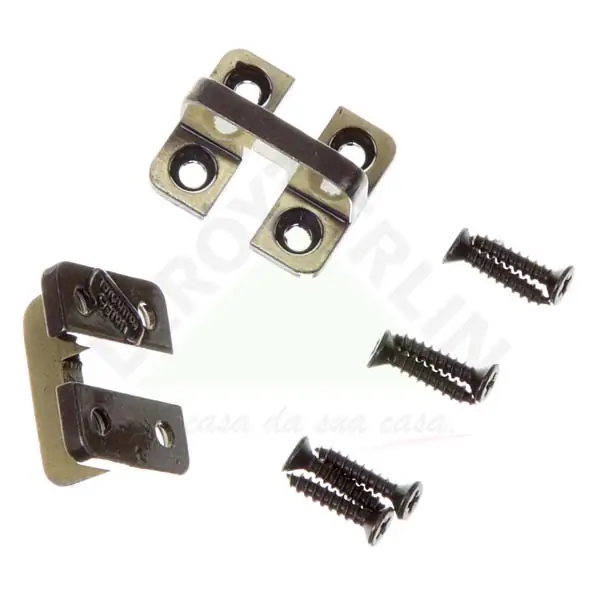 Batente para Janelas Zamac Oxidado Dourado 30x20mm