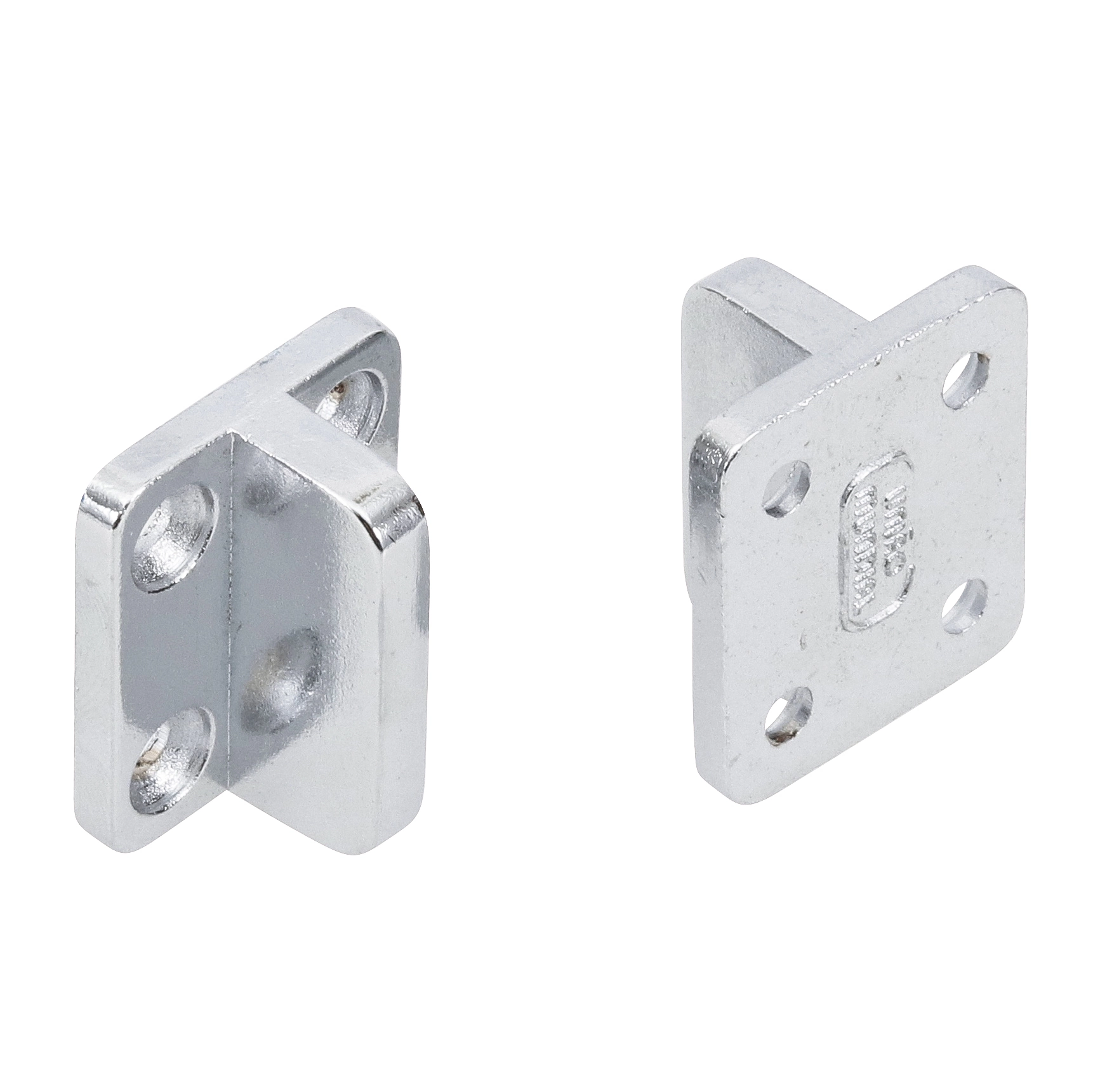 Batente para Janela Zamac Cromado Prata 30x20mm União Mundial