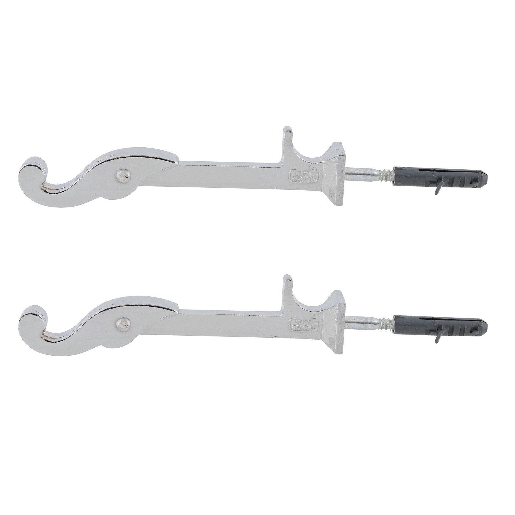 Carranca para Janelas Zamac Cromado Prata 130x60mm União Mundial