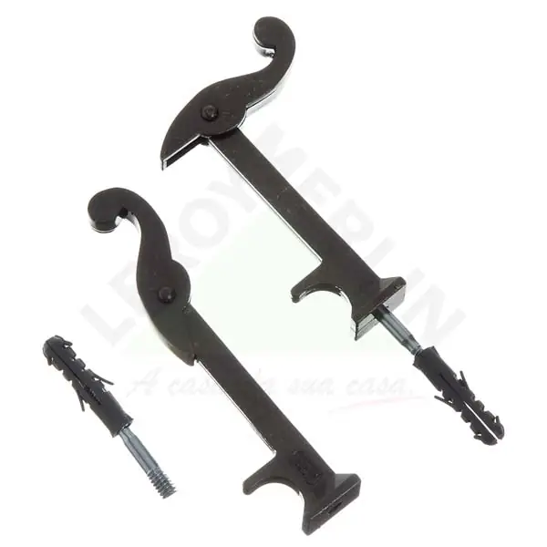 Carranca para Janelas Zamac Oxidado Dourado 130x60mm União Mundial