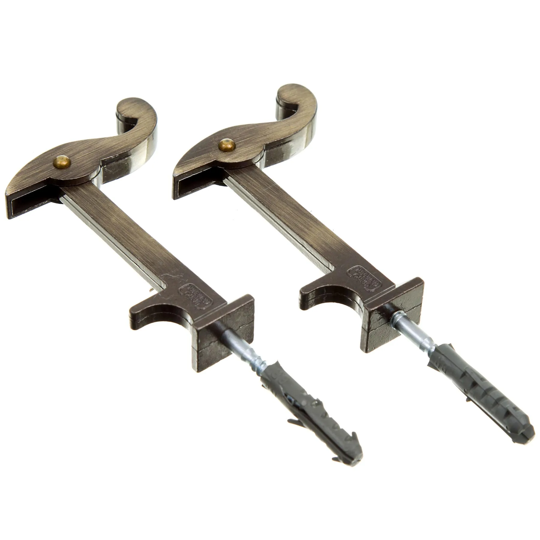 Carranca para Janela Zamac Oxidado Dourado 130x60mm União Mundial
