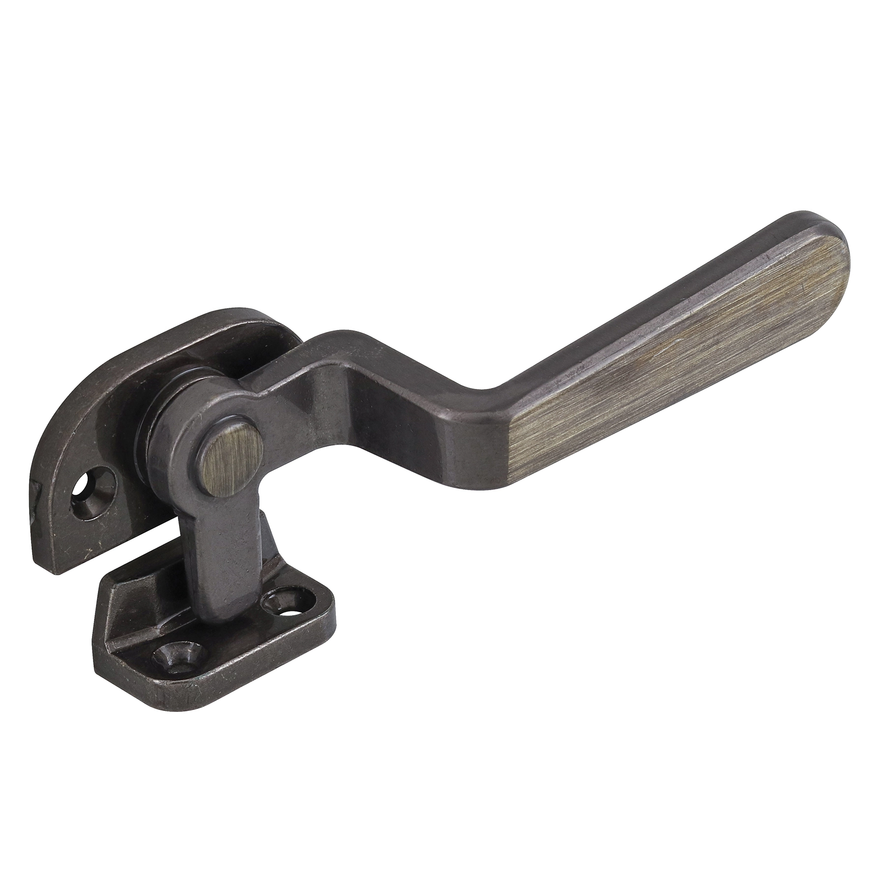 Trinco para Janela Sobrepor Zamac Ouro Velho Oxidado 90x20mm União Mundial