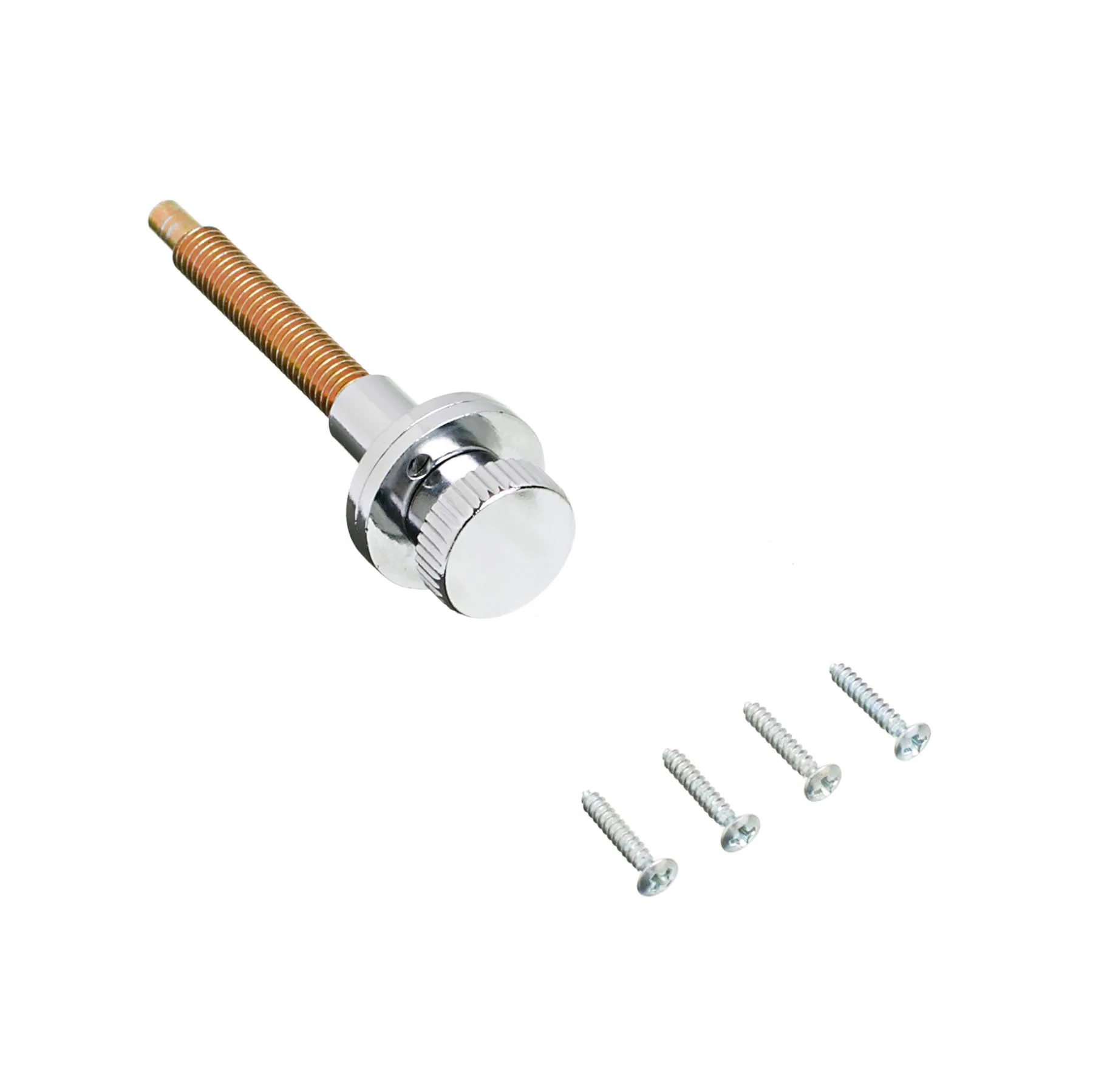 Trinco Prisioneiro Embutir Zamac Cromado 90x15mm 1 peça