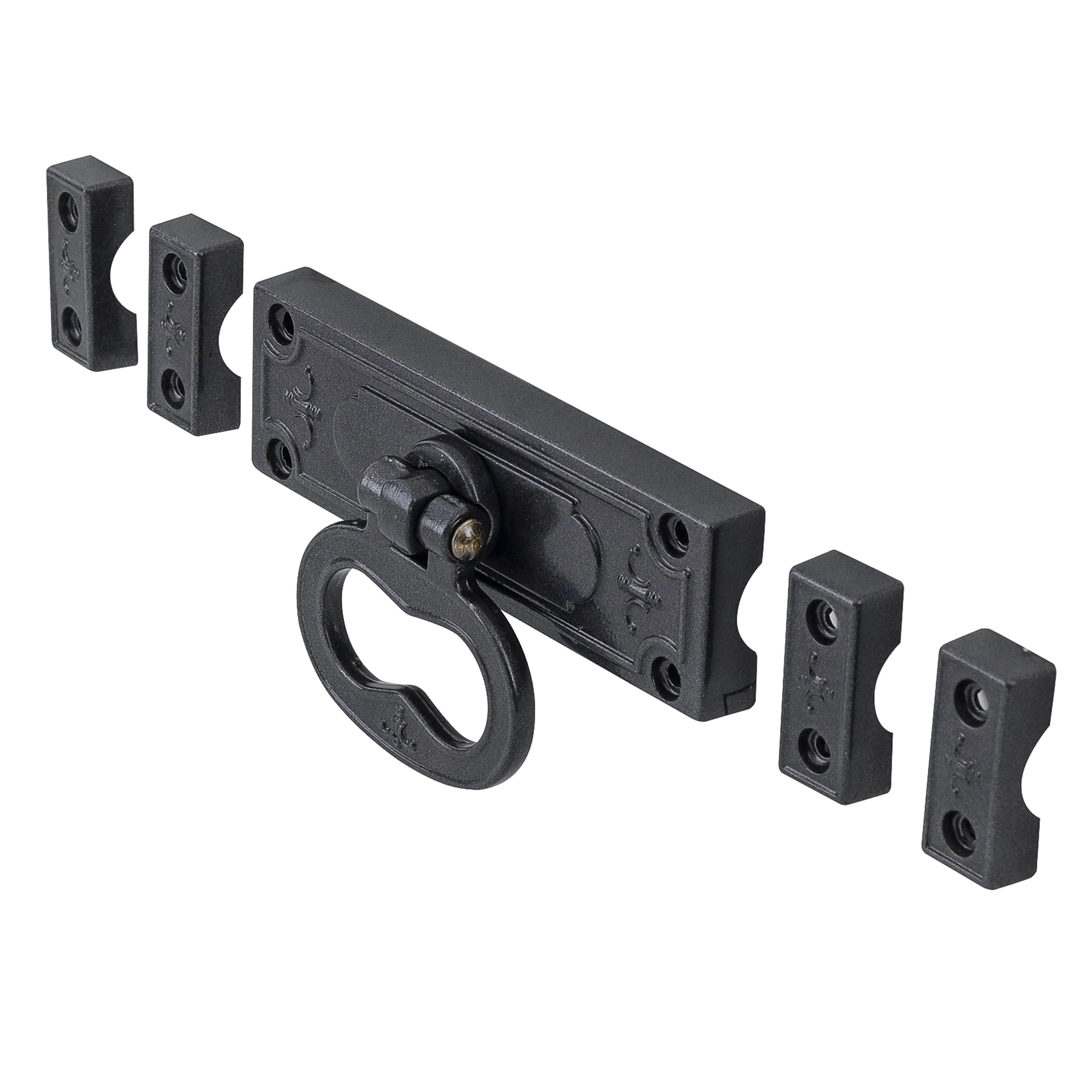 Cremona para Janela 110x40mm Zamac Preto Oxidado União Mundial