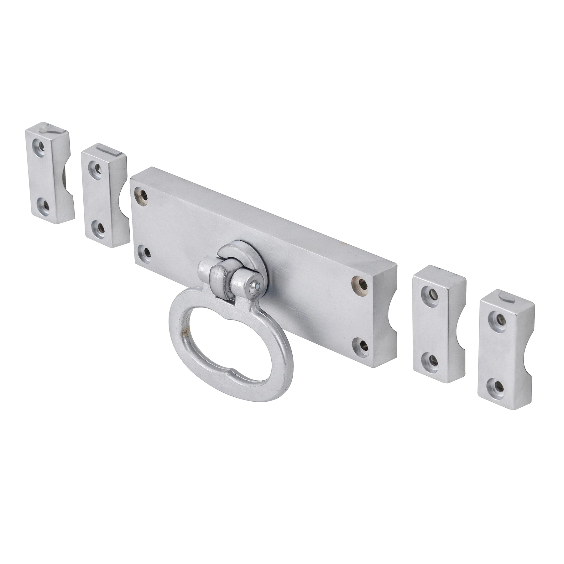 Cremona para Janela 110x40mm Zamac Prata Cromado Acetinado União Mundial