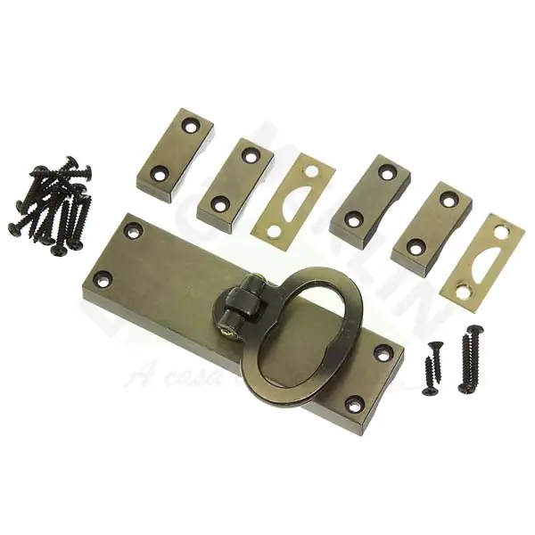 Cremona para Janela 110x40mm Zamac Dourado Oxidado União Mundial
