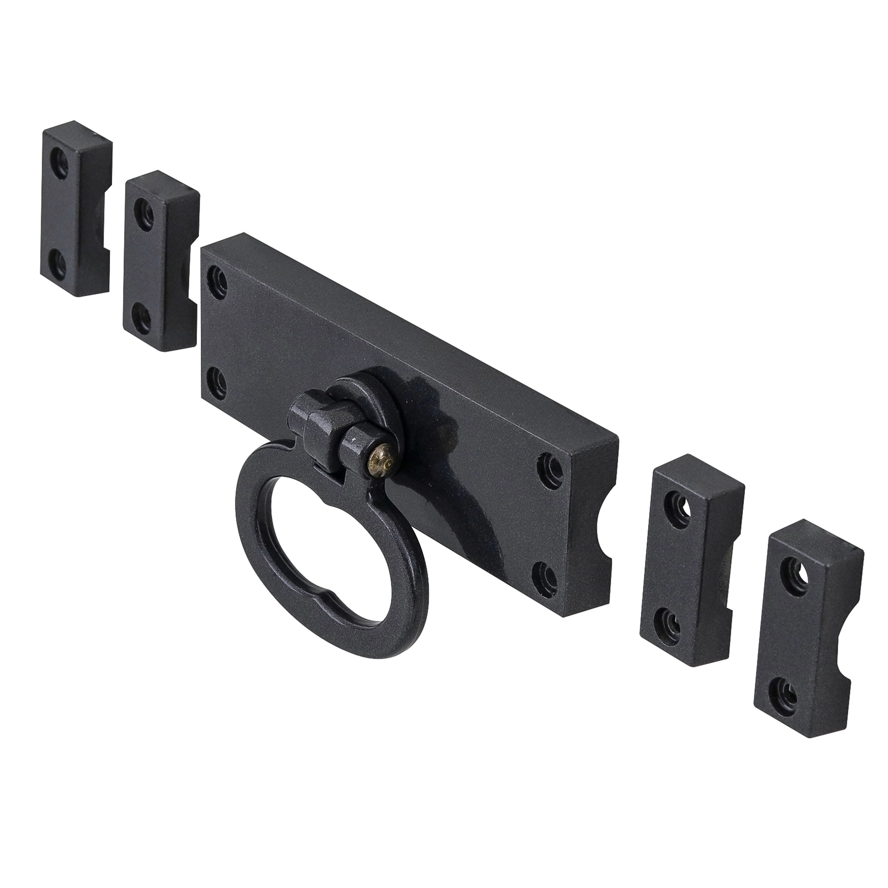 Cremona para Janela 110x40mm Zamac Preto Pintado União Mundial 1 peça