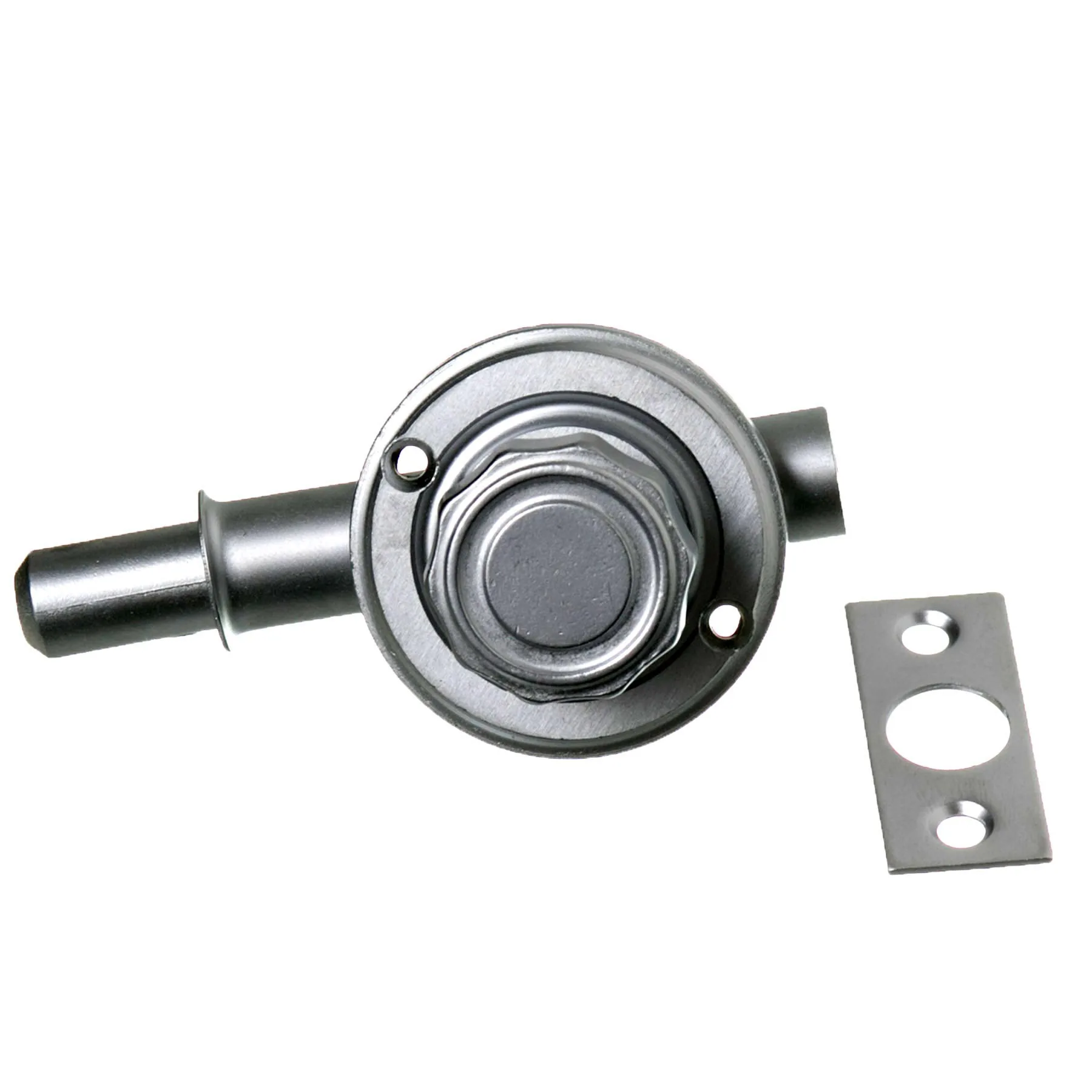 Trinco para Porta Zamac 60mm Batom Cromado Acetinado União Mundial