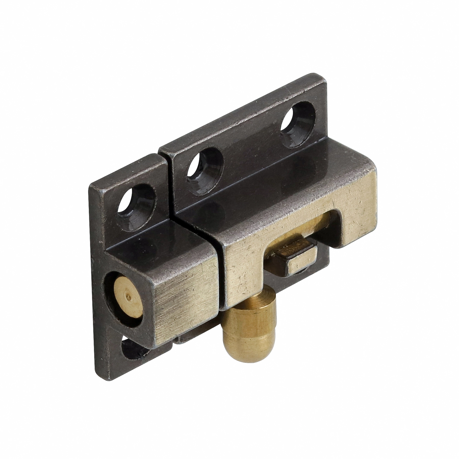 Trinco para Portas Latão Zamac 45mm Ferrolho Redondo