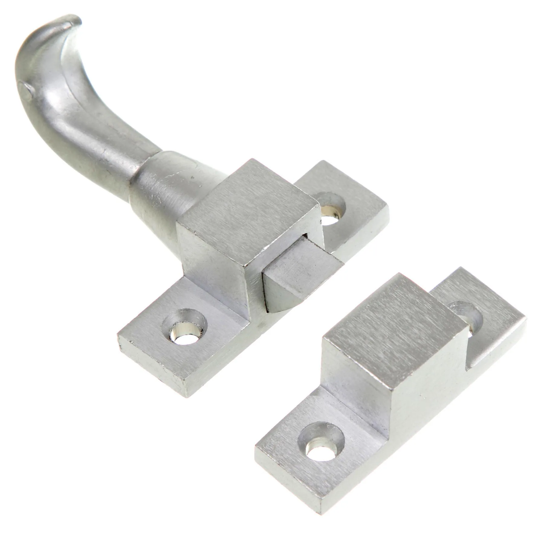 Trinco Sobrepor para Janela Zamac Cromado 60x25mm União Mundial