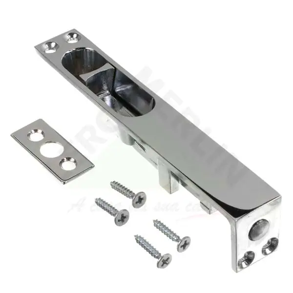Trinco Embutir Zamac Cromado 120x20mm 1 peça