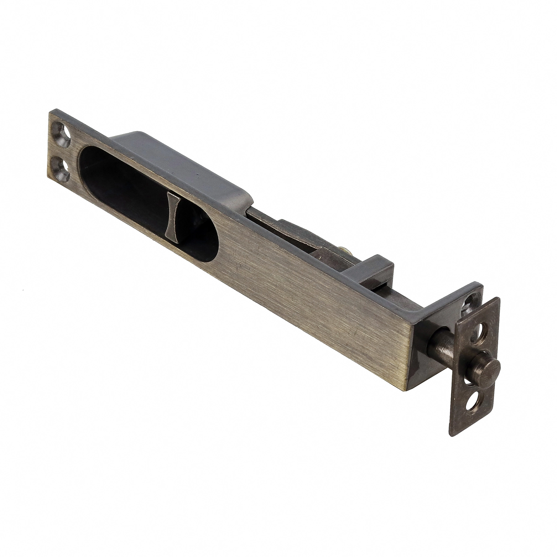 Trava Embutir Zamac Oxidado 120x25mm 1 peça