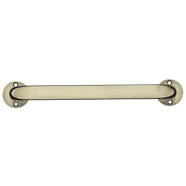 Puxador para Porta Sobrepor 25cm Zamac Oxidado União Mundial