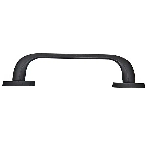 Puxador para Porta de Madeira Reto 15cm Zamac Preto
