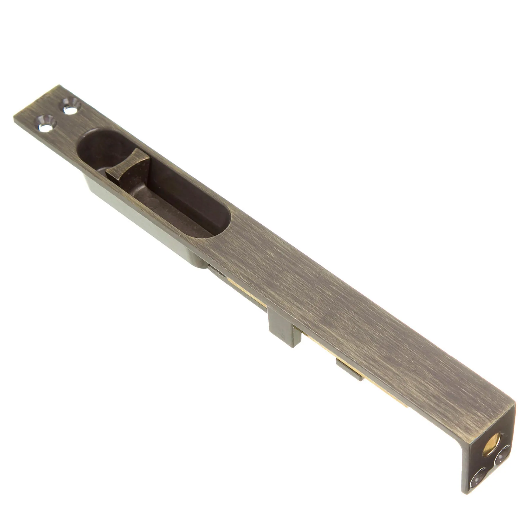 Trinco para Janela Zamac Dourado Oxidado 180x20mm União Mundial