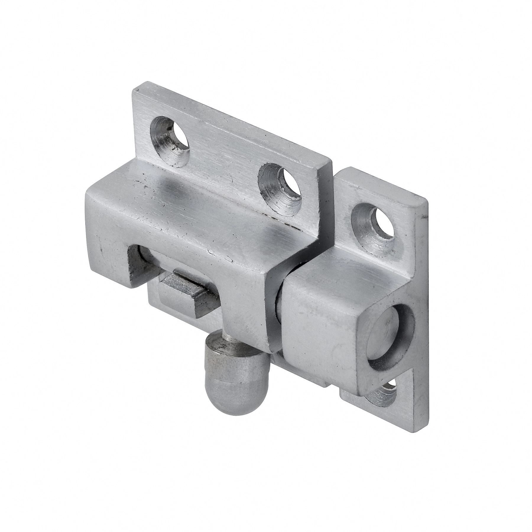 Trinco para Porta Zamac 45mm Cromado Acetinado União Mundial
