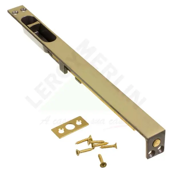 Trava Embutir Zamac Oxidado 250x25mm 1 peça