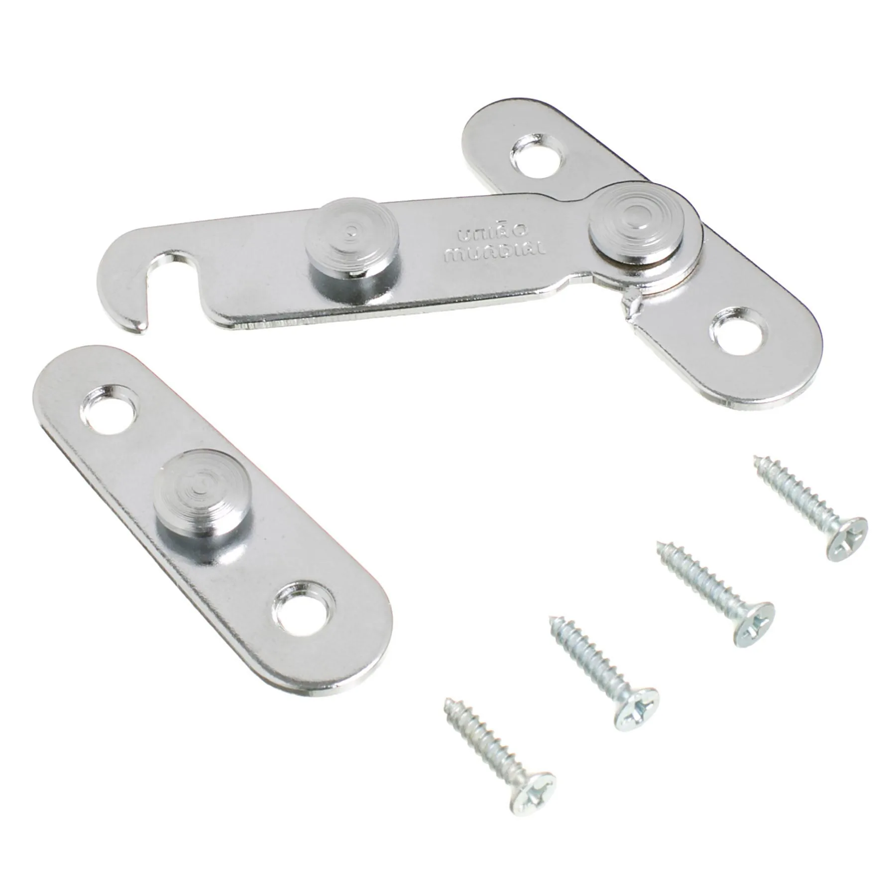 Fecho Sobrepor Zamac Cromado 70x15mm 1 peça