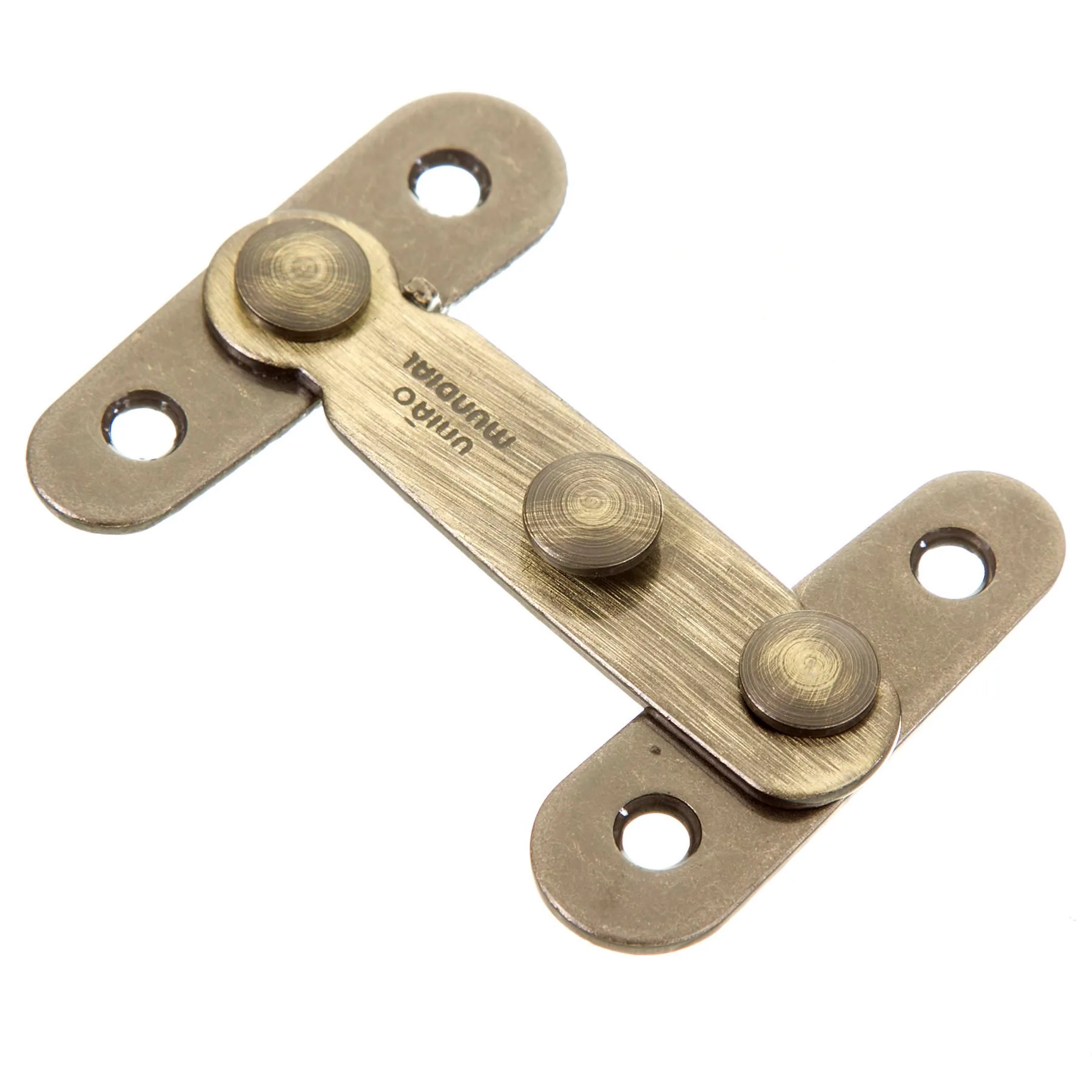 Fecho Sobrepor Zamac Oxidado 70x15mm 1 peça