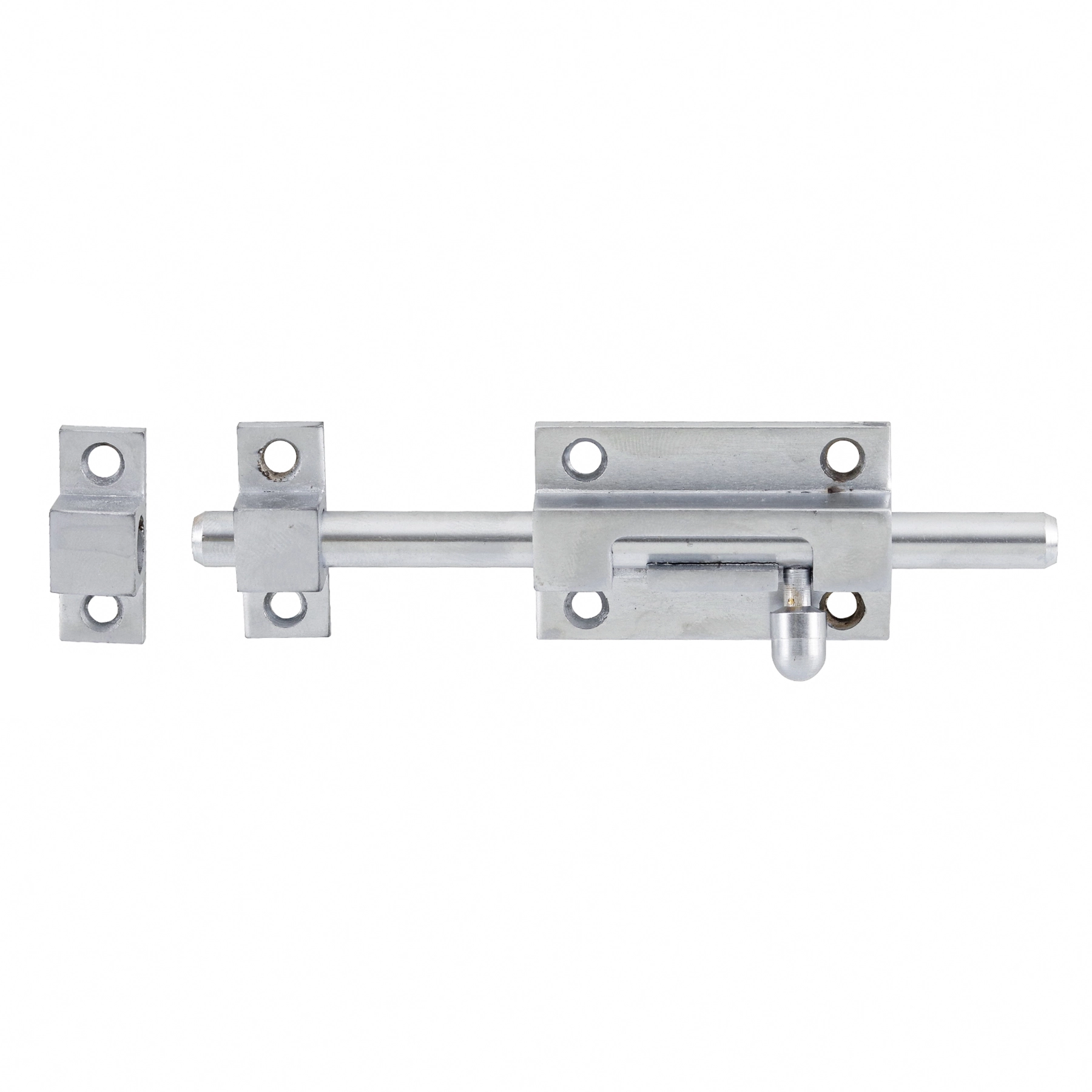 Trinco para Porta Latão Zamac 120mm Ferrolho Redondo União Mundial