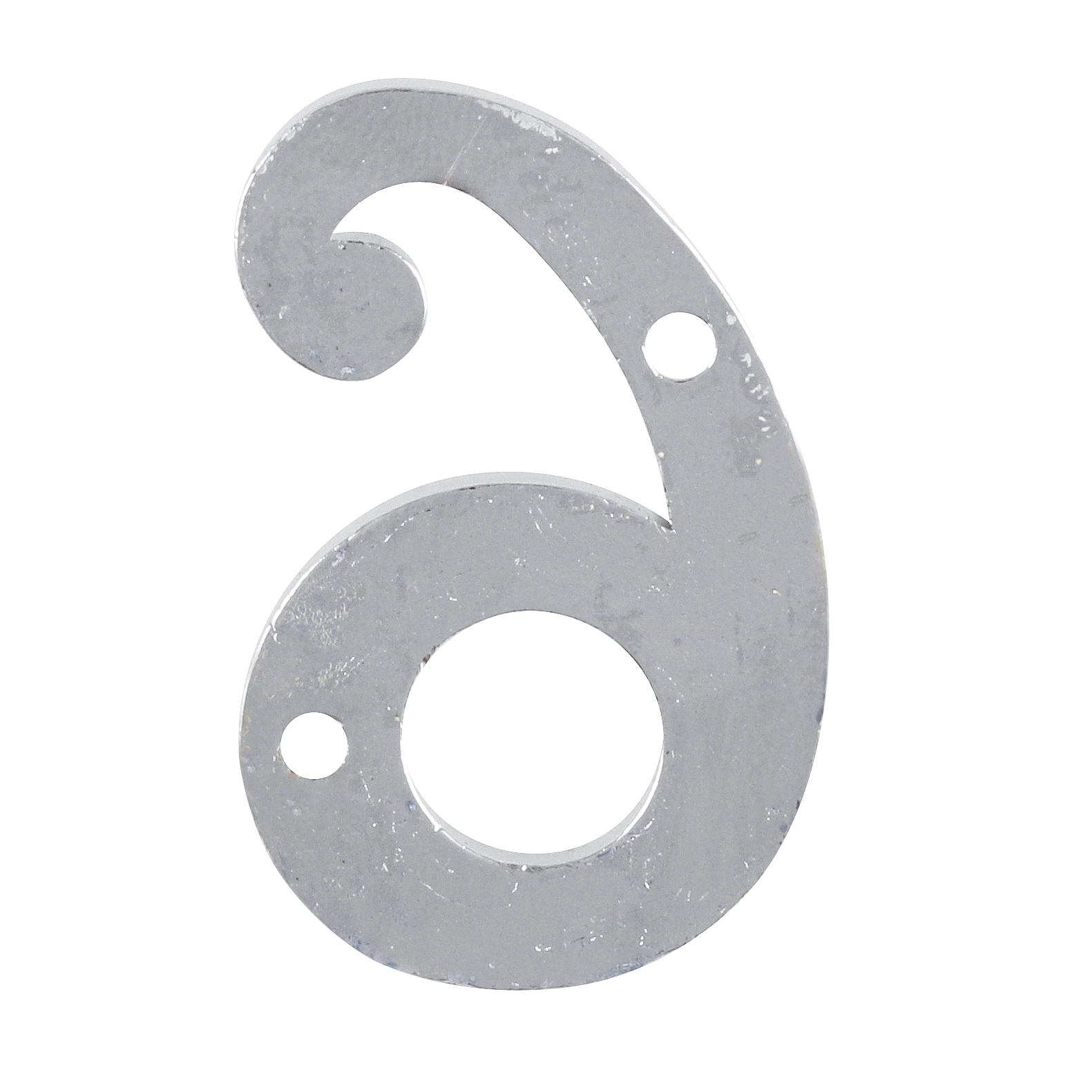 Numero Apartamento Cromado 6