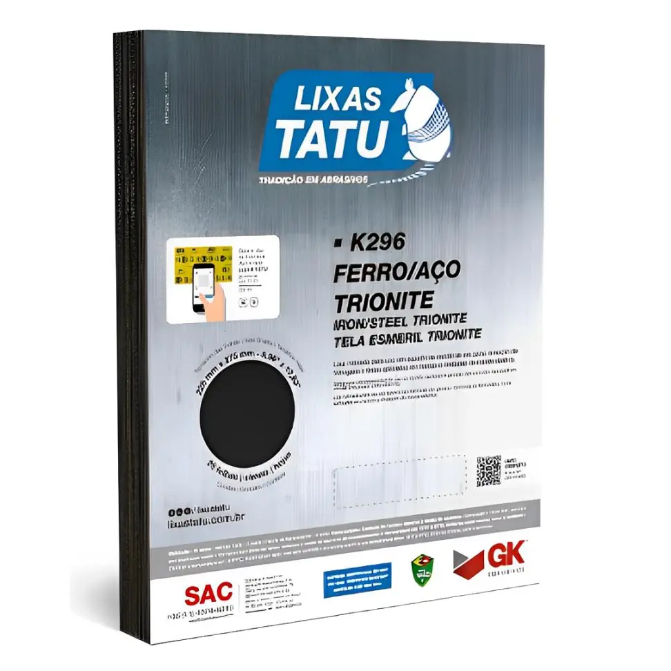 Kit 10 Lixas Para Ferro Aço E Metais Grão N°180