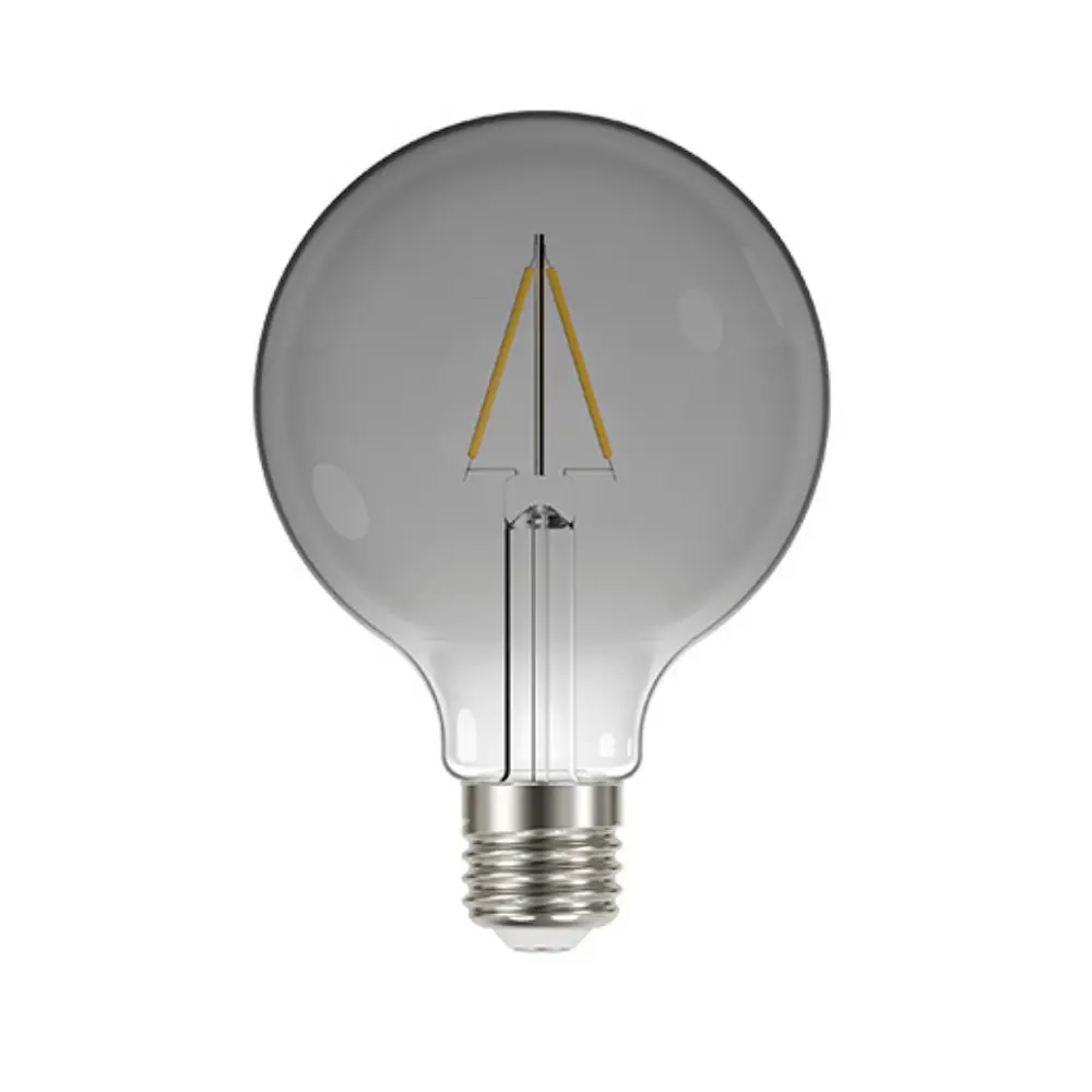 Lâmpada Led Filamento G95 Taschibra E27 Fumê Bivolt