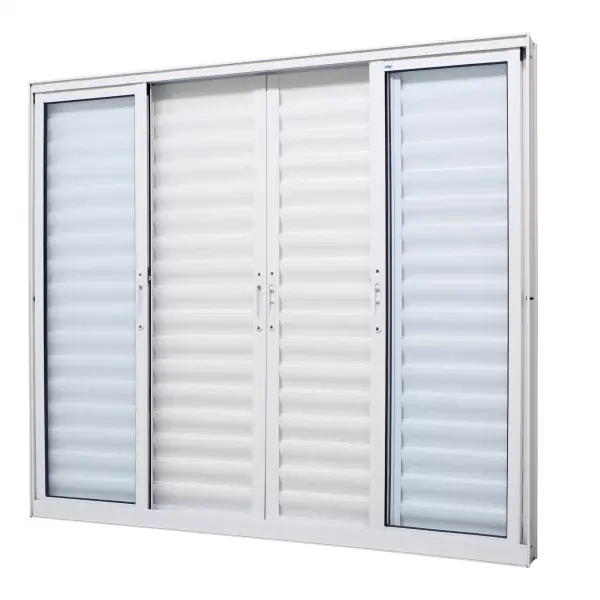 Janela Veneziana Alumínio Branco 6 Folhas 100x120 Sem Grade Jap Caribe Max