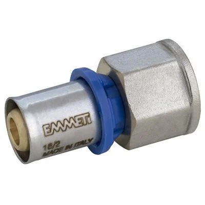 Conector Femea Prensar 20mm X 3/4 Água, Emmeti