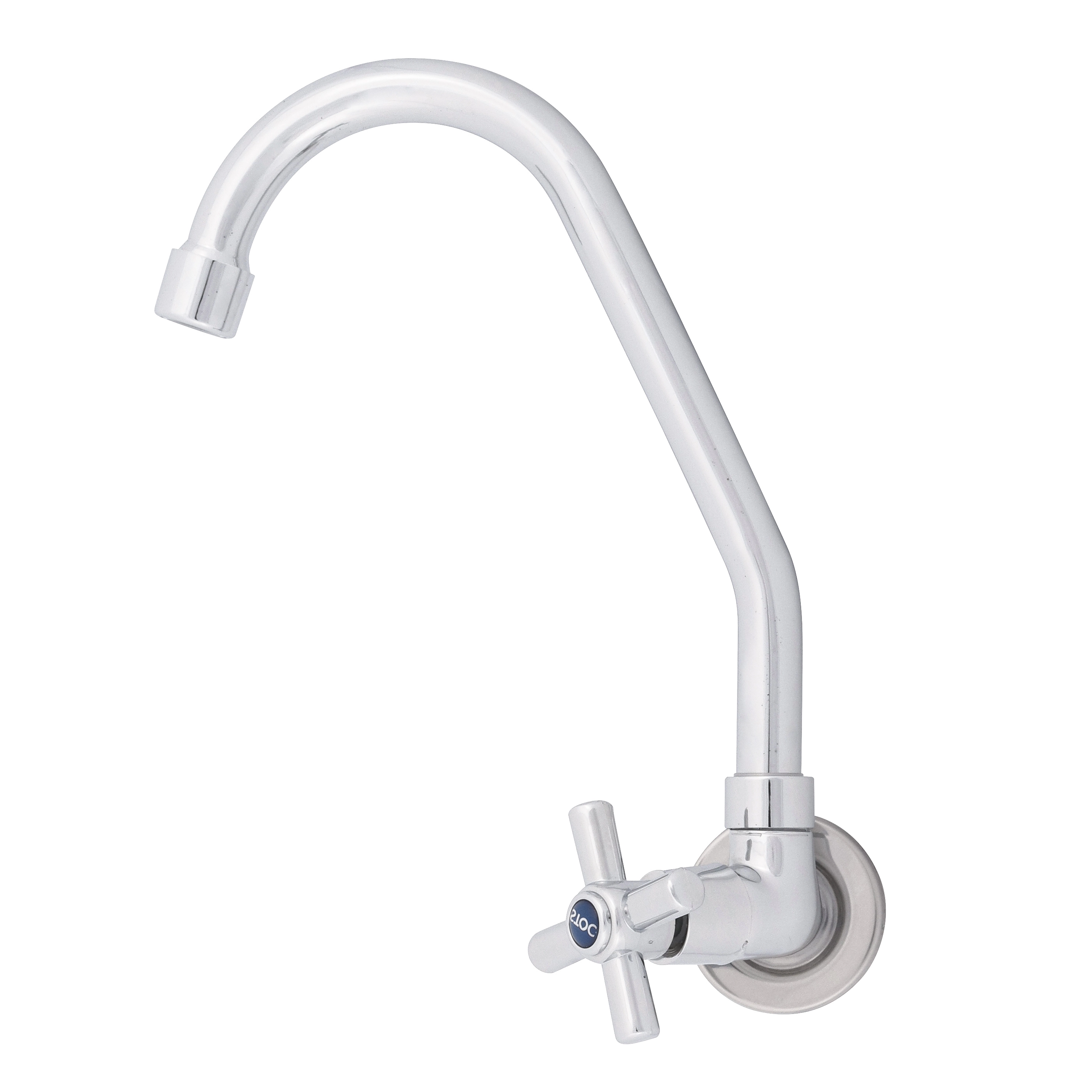 Torneira de Parede para Cozinha com Bica Alta Cromada Light Stoc