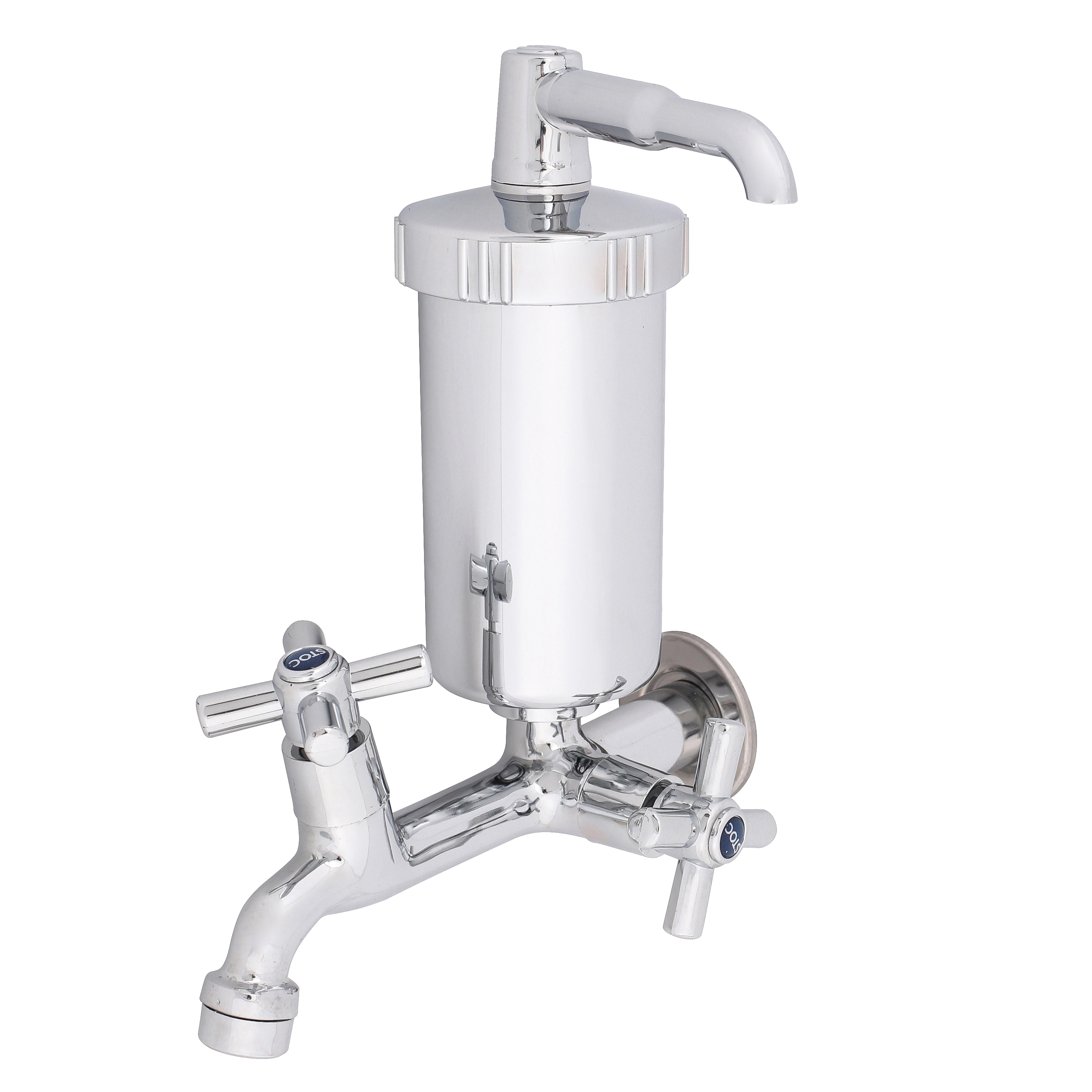Torneira com Filtro de Parede para Cozinha com Bica Reta Cromada Light Stoc