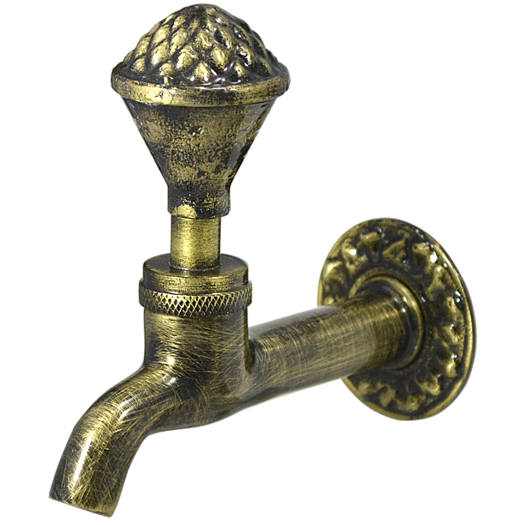 Torneira de Parede para Banheiro com Bica Reta Ouro Velho Hued Stoc