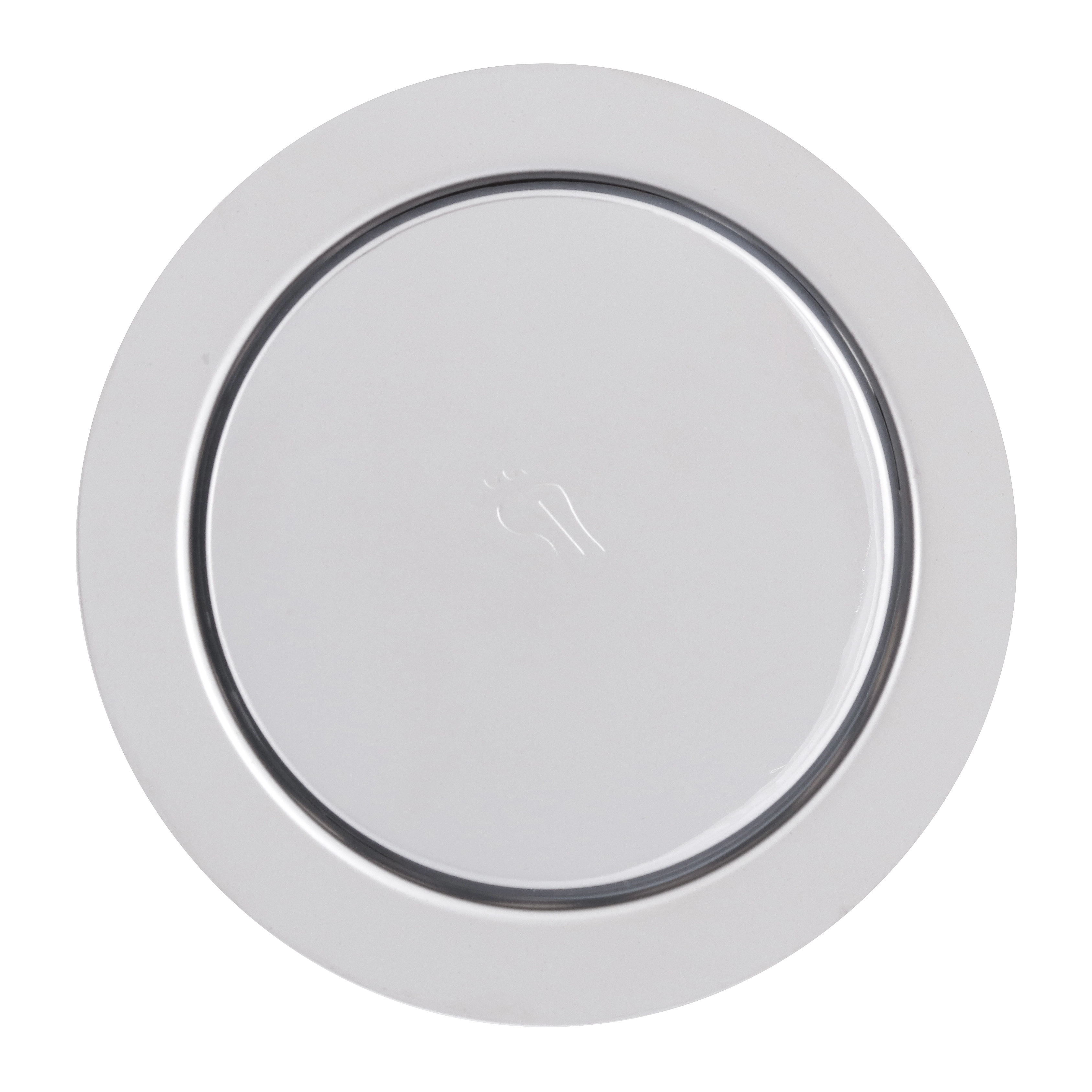 Ralo Click de Banheiro 15x15cm Anti-Inseto e Anti Odor Aço Inox Cromado Redondo Stoc Click