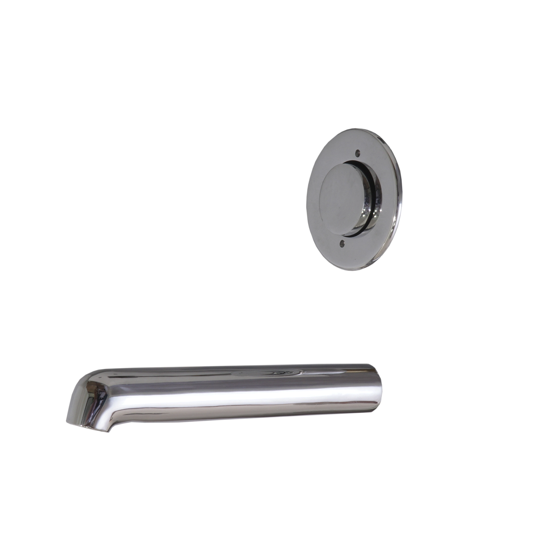 Torneira Automática de Parede para Banheiro com Bica Reta Cromada Stocmatic Stoc
