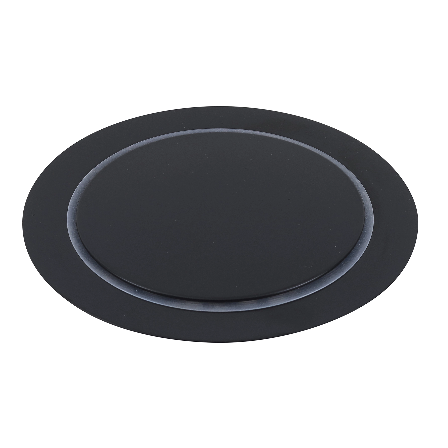 Ralo Click de Banheiro 15x15cm Anti-Inseto e Anti Odor Aço Inox Preto Redondo Stoc Color