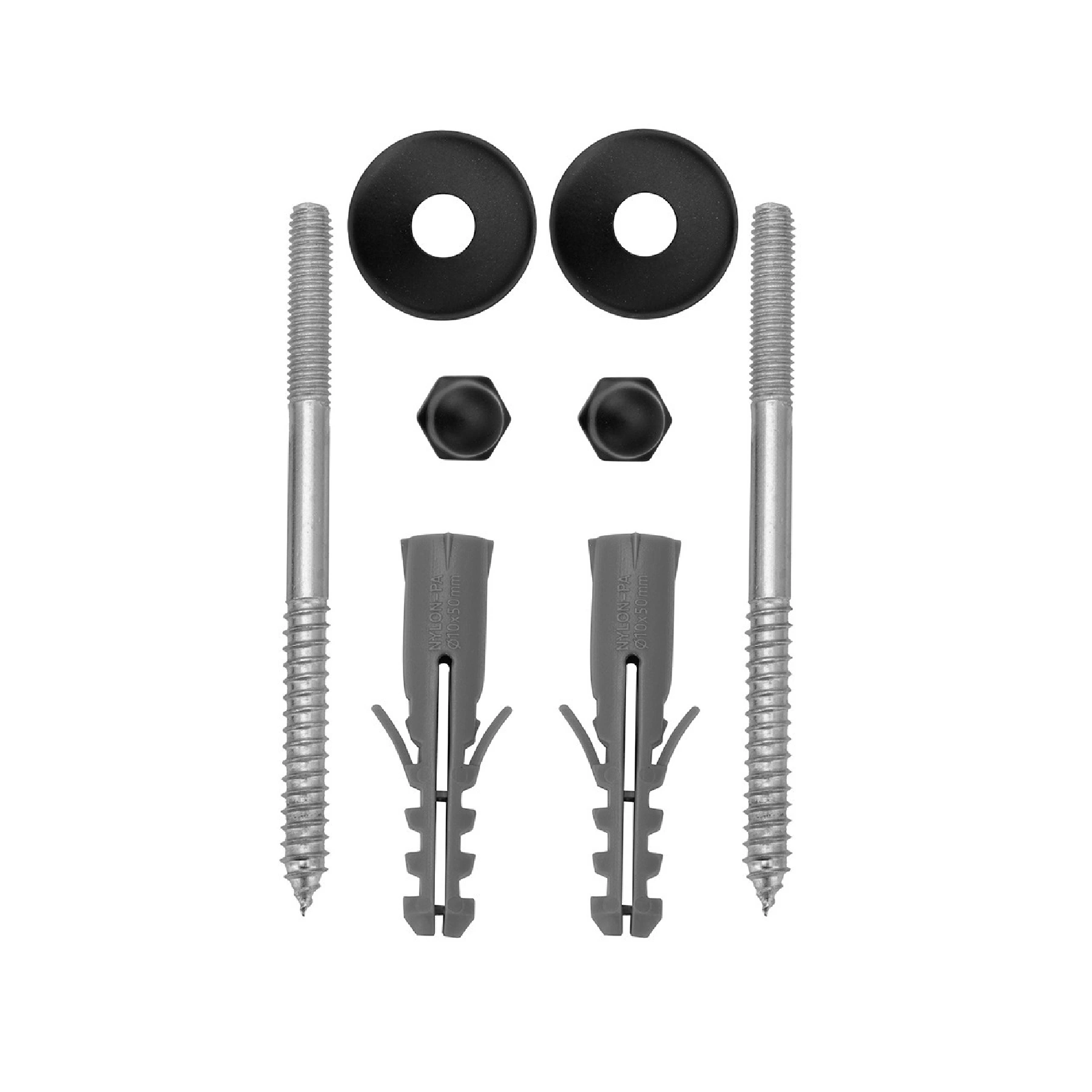 Par de Parafusos Bacia/Bide Bucha 10mm Stoc
