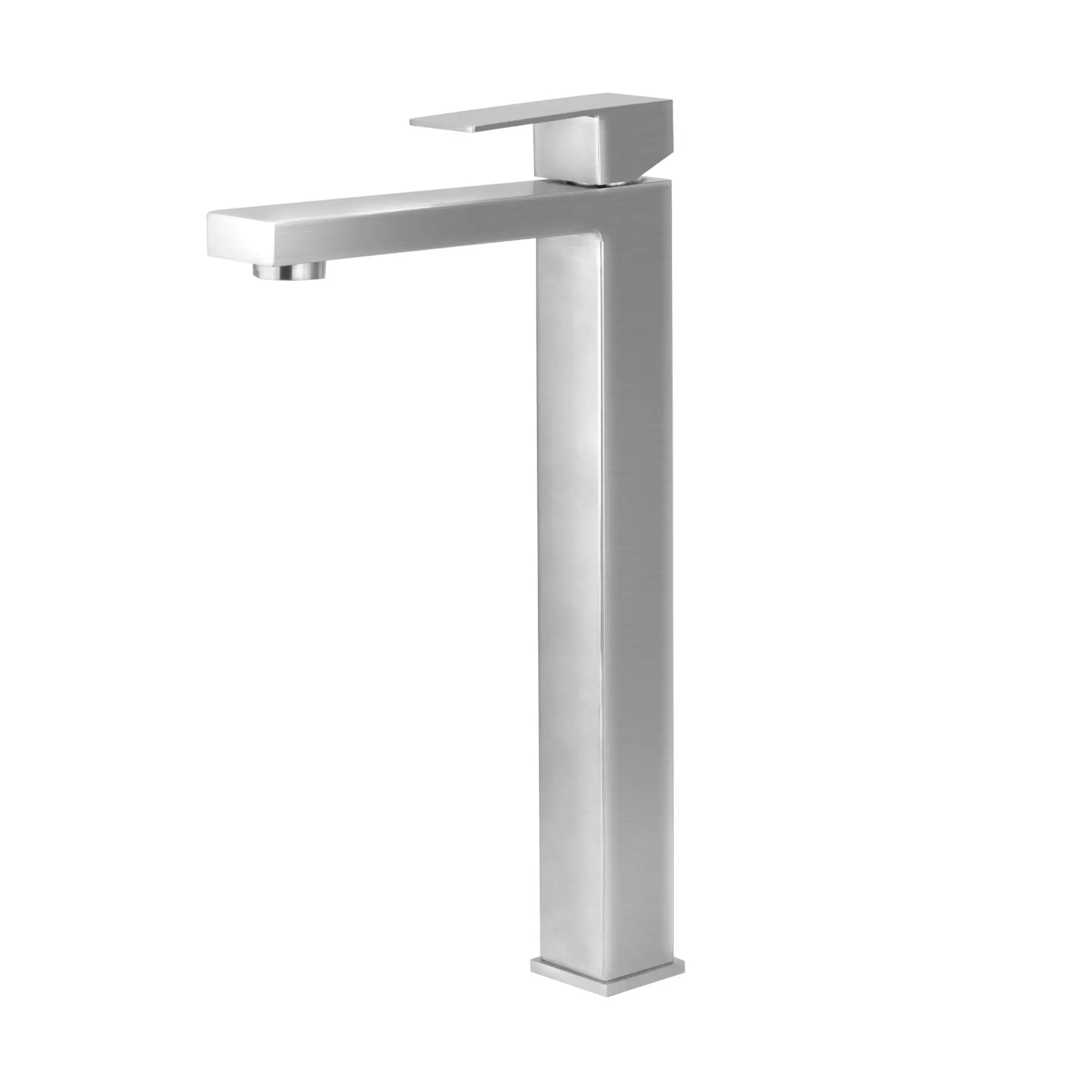 Torneira de Pia para Banheiro com Bica Alta Inox Escovado Steel Stoc