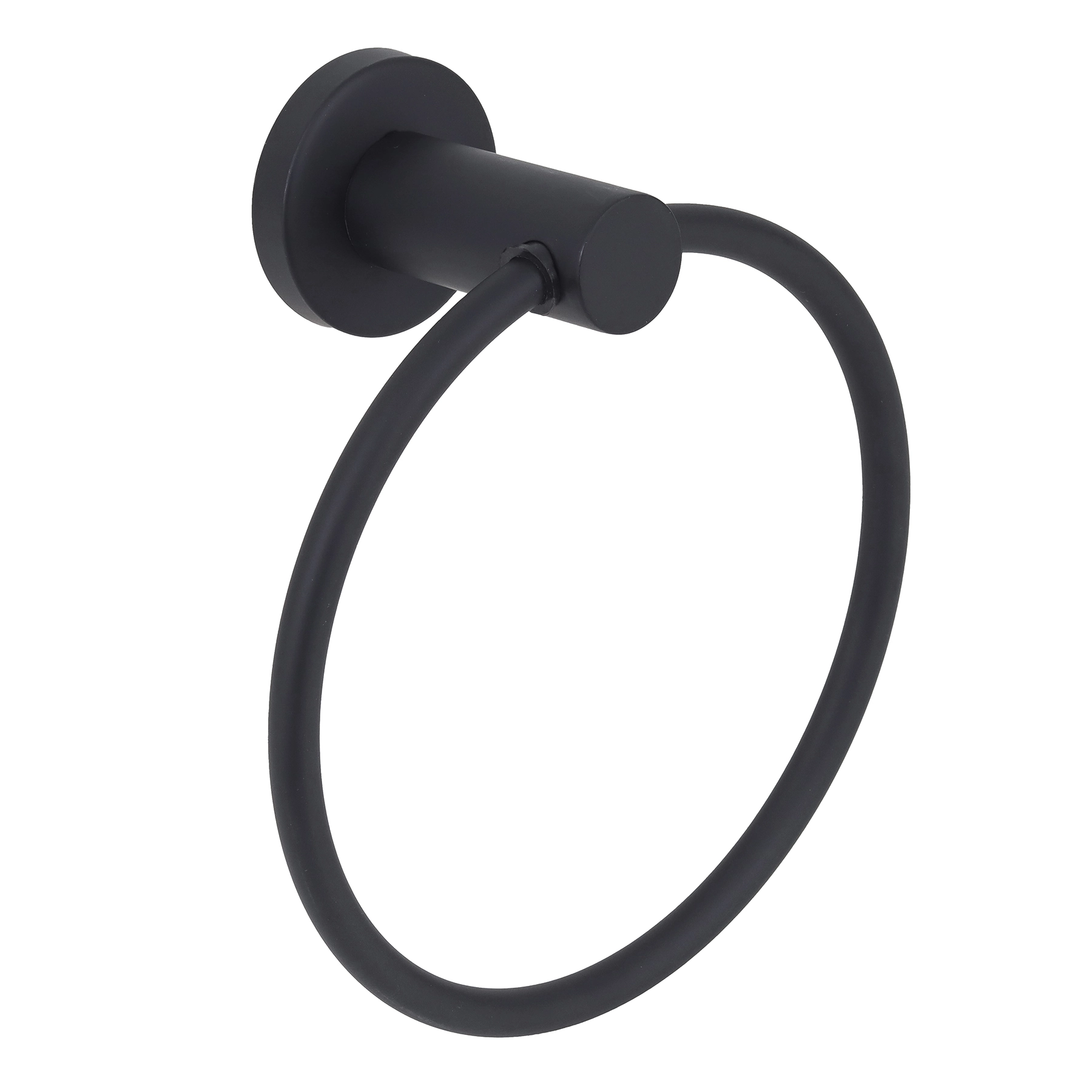 Porta Toalha Rosto Aço Inox Preto 27cm Prática Stoc
