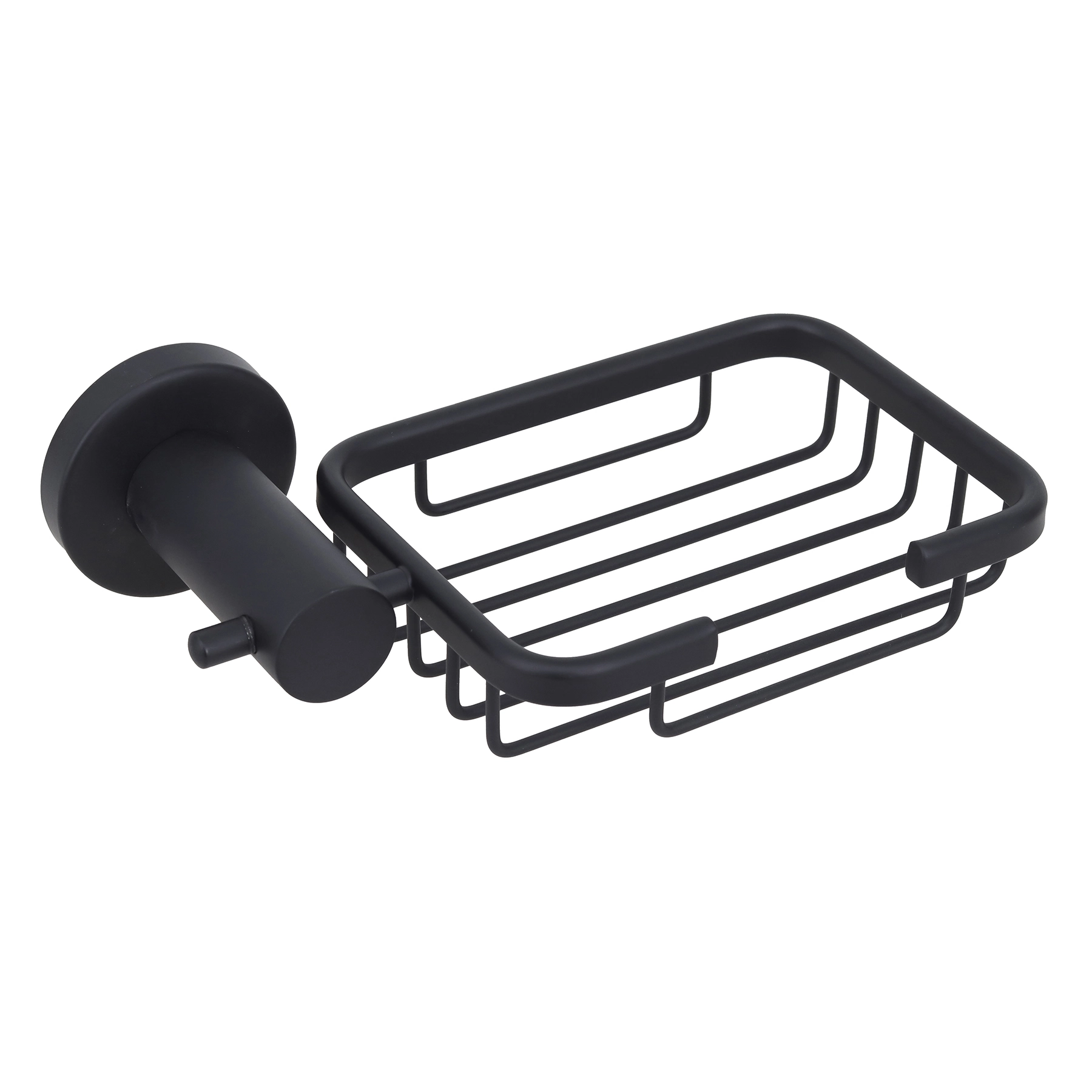 Saboneteira de Parede para Banheiro Aço Inox Preto Prática Stoc