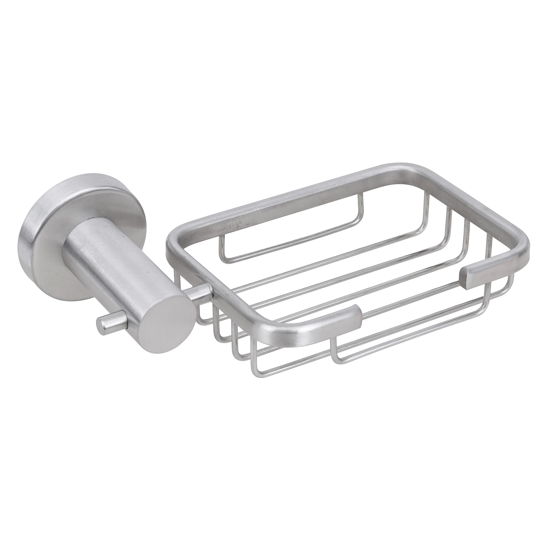 Saboneteira de Parede para Banheiro Aço Inox Escovado Prática Stoc