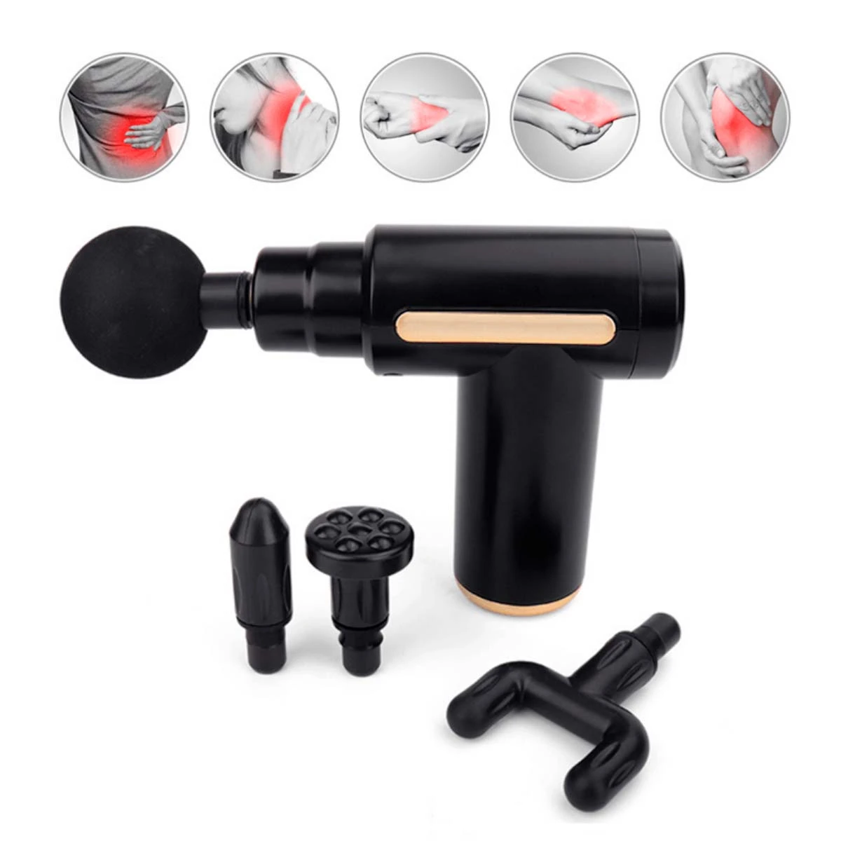Massageador Pistola Elétrico Massagem Corporal Profissional
