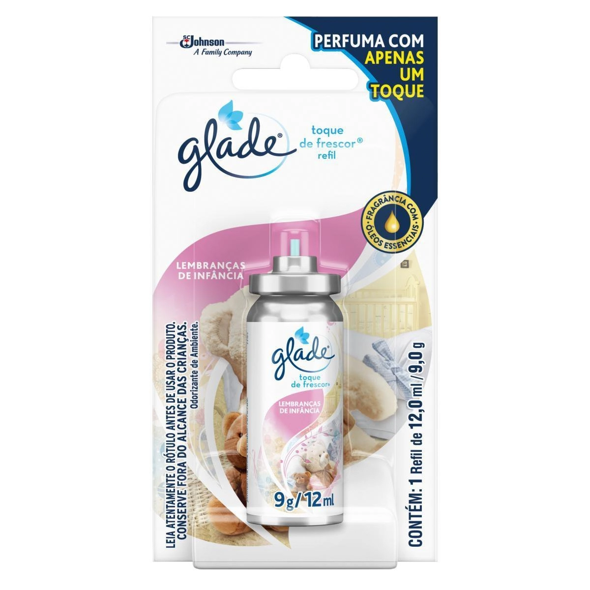 Desodorizador GLADE Toque De Frescor Refil Lembranças De Infância 12ml