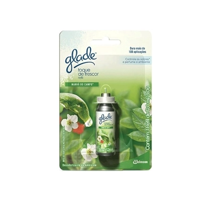 Desodorizador GLADE Toque de Frescor Refil Manhã Do Campo 12 mL