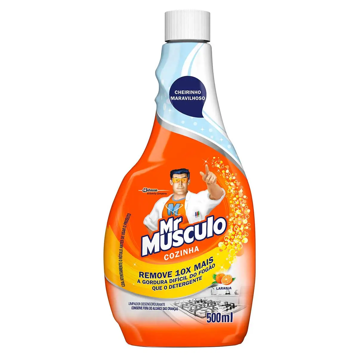 Desengordurante Mr Músculo Cozinha Refil Laranja 500ml