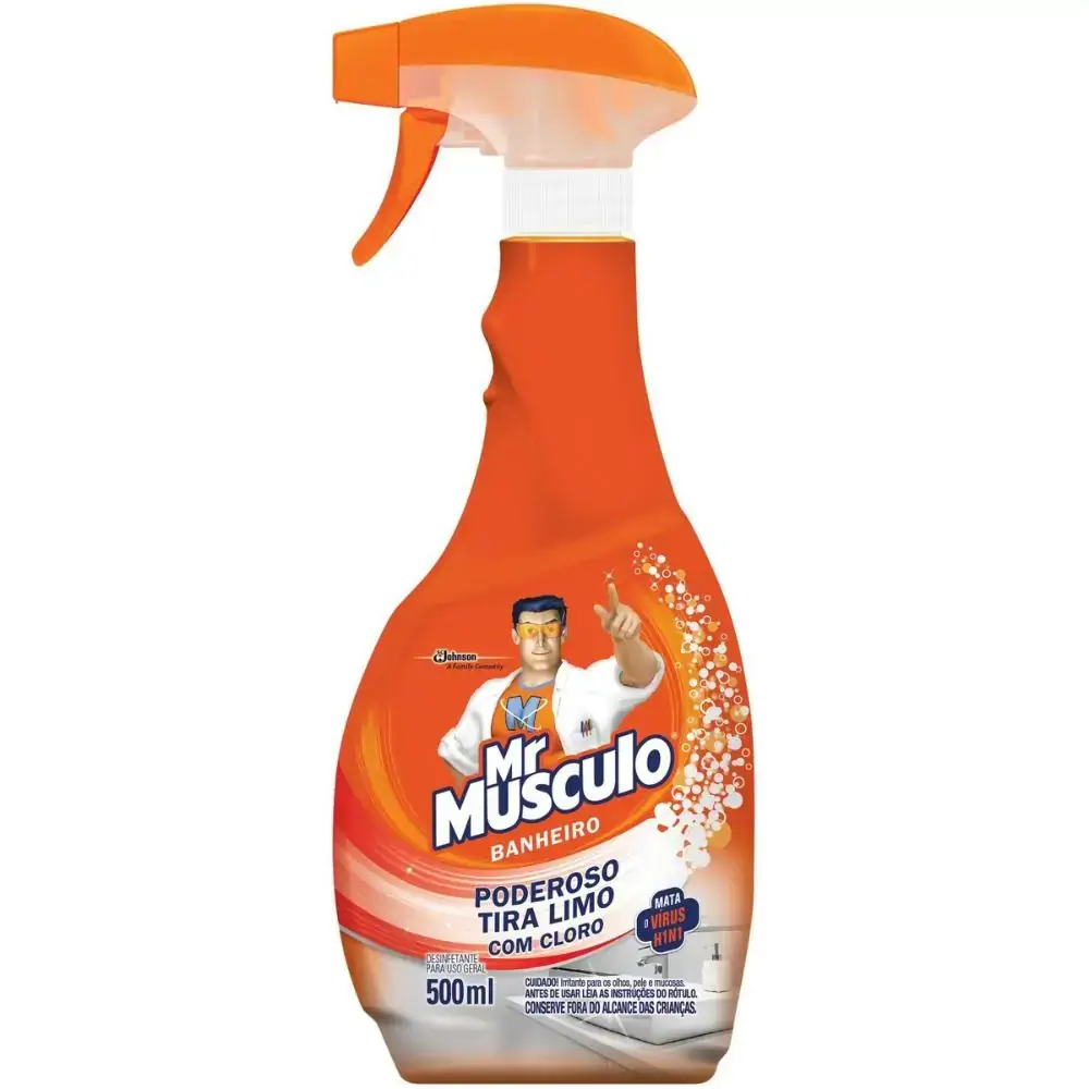 Desinfetante Banheiro Tira Limo Mr Músculo Frasco 500ml Borrifador