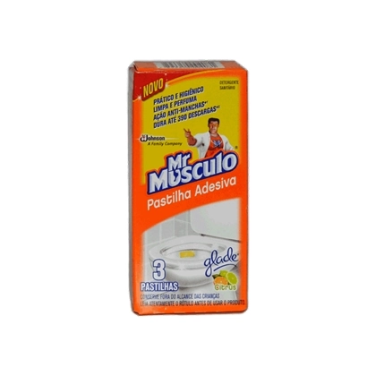 Desodorizador Sanitário Mr. Músculo Pastilha Citrus 3unidade