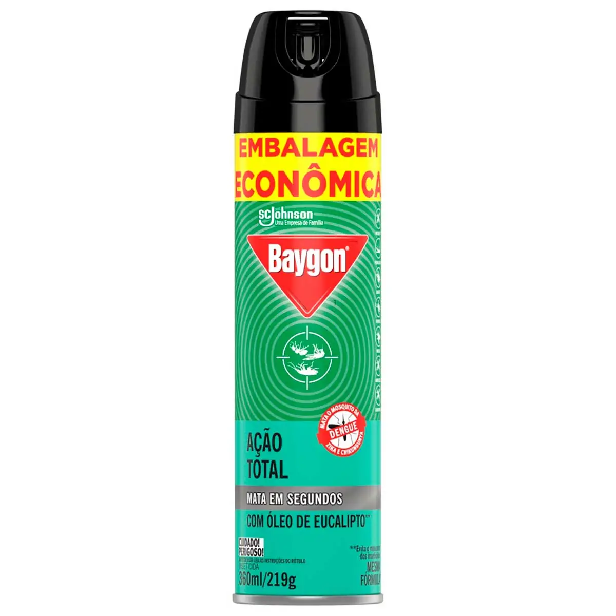 Inseticida Aerossol Baygon Ação Total Eucalipto 360ml